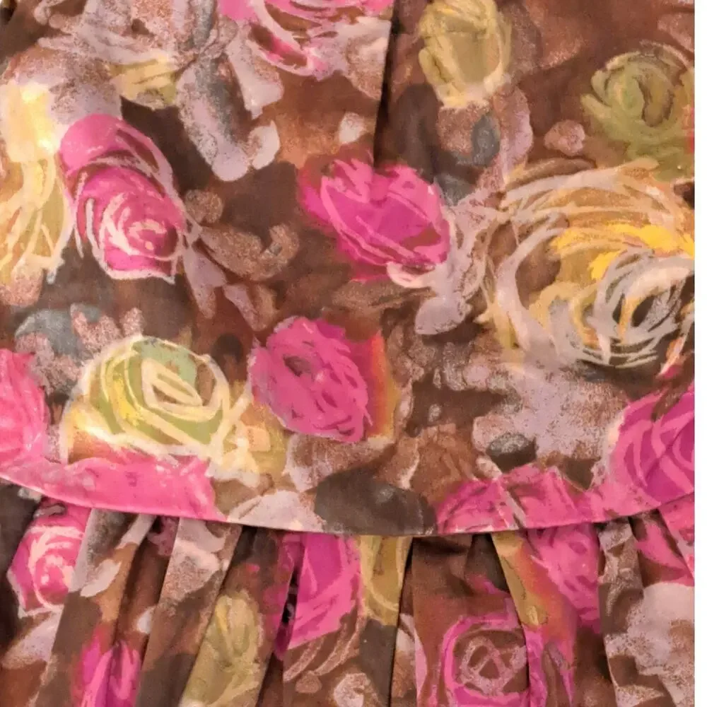 Crewcuts Pink Floral Bubble Dress Girl's Size 3